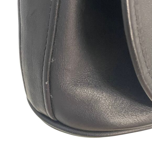 Vintage Coach Fletcher Messenger Bag Black Leather 4150 - Picture 12 of 13